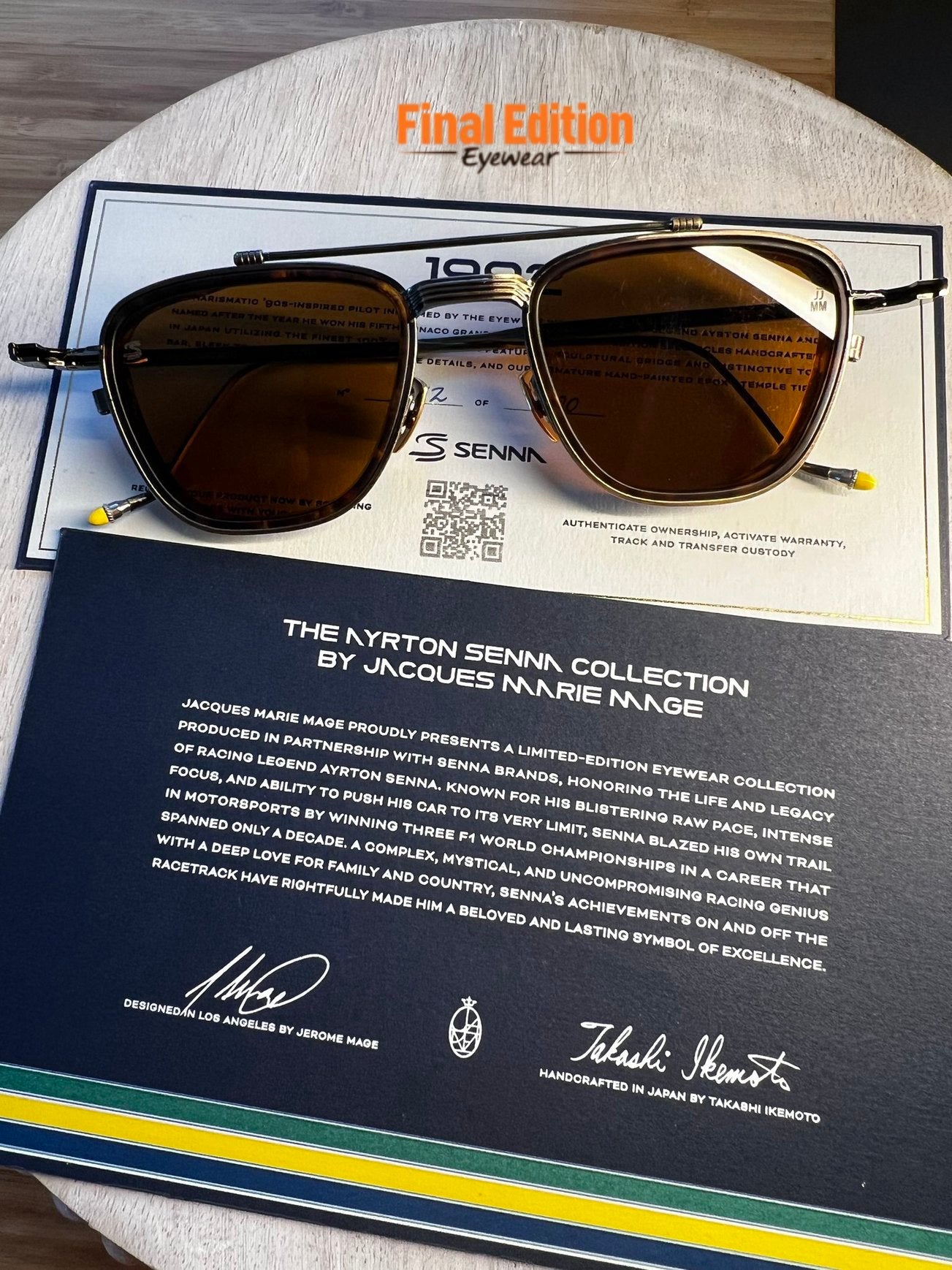 Jacques marie Mage Senna 1992 in Antique Gold